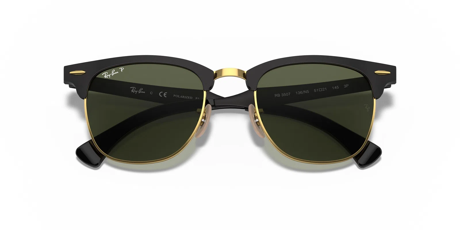 Ray-Ban Clubmaster Aluminum 3507 Sunglasses - view 15